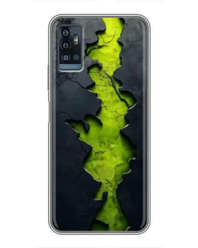 Чохол для ZTE Blade A71 з картинкою «Салатовий розлом скелі» Чохол для ZTE Blade A71 з картинкою «Салатовий розлом скелі»