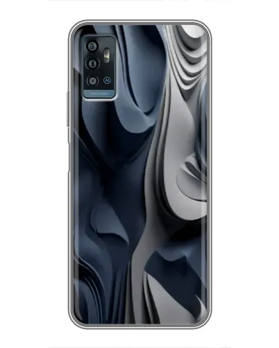 Чохол для ZTE Blade A71 з картинкою «Об'ємні сині складки» Чохол для ZTE Blade A71 з картинкою «Об'ємні сині складки»
