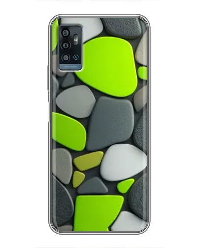 Чохол для ZTE Blade A71 з картинкою «Яскрава неонова галька» Чохол для ZTE Blade A71 з картинкою «Яскрава неонова галька»