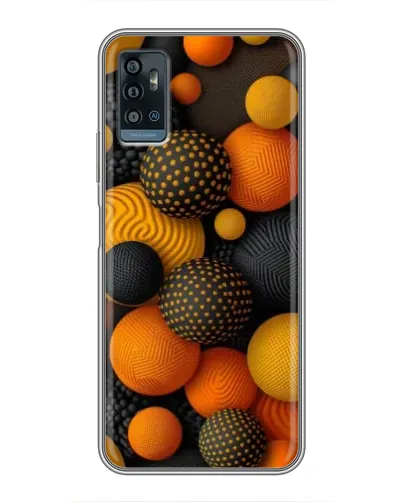 Чохол для ZTE Blade A71 з картинкою «Об'ємні помаранчеві сфери» Чохол для ZTE Blade A71 з картинкою «Об'ємні помаранчеві сфери»