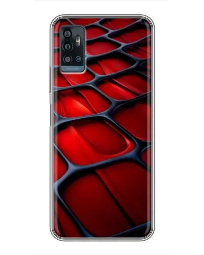 Чохол для ZTE Blade A71 з картинкою «Червона глянцева сітка» Чохол для ZTE Blade A71 з картинкою «Червона глянцева сітка»