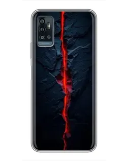 Чехол для ZTE Blade A71 с картинкой «Kрасная лавовая трещина» Чехол для ZTE Blade A71 с картинкой «Kрасная лавовая трещина»