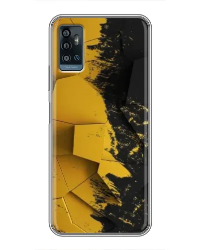 Чохол для ZTE Blade A71 з картинкою «Золоті уламки геометрії» Чохол для ZTE Blade A71 з картинкою «Золоті уламки геометрії»