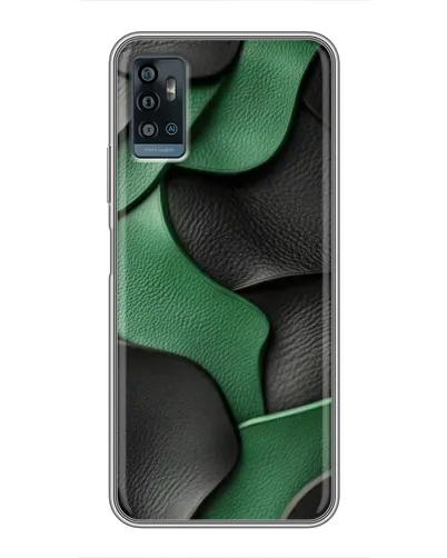 Чохол для ZTE Blade A71 з картинкою «Зелені шкіряні хвилі» Чохол для ZTE Blade A71 з картинкою «Зелені шкіряні хвилі»