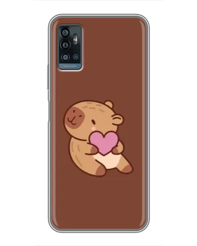 Чехол для ZTE Blade A71 с картинкой «Капибара с сердцем» Чехол для ZTE Blade A71 с картинкой «Капибара с сердцем»