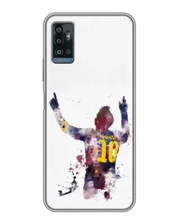 Чехол для ZTE Blade A71 с картинкой «Акварельный Месси Барселона» Чехол для ZTE Blade A71 с картинкой «Акварельный Месси Барселона»