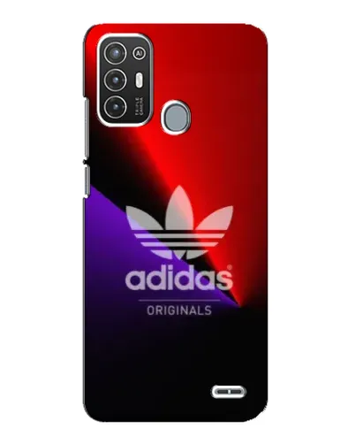 Чехол для ZTE Blade A72 с картинкой «Adidas Red Neon»
