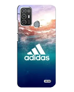 Чехол для ZTE Blade A72 с картинкой «Океанская глубина адидас» Чехол для ZTE Blade A72 с картинкой «Океанская глубина адидас»