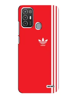 Чехол для ZTE Blade A72 с картинкой «Красный минимализм Adidas» Чехол для ZTE Blade A72 с картинкой «Красный минимализм Adidas»