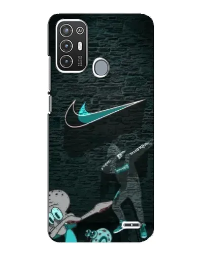 Чехол для ZTE Blade A72 с картинкой «Спортивный арт Nike»