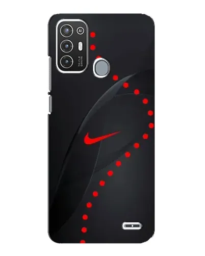 Чехол для ZTE Blade A72 с картинкой «Абстрактный дизайн Nike»