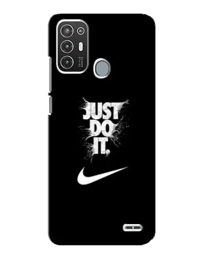 Чехол для ZTE Blade A72 с картинкой «Текстовый принт Nike»
