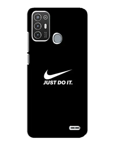 Чехол для ZTE Blade A72 с картинкой «Минимализм от Nike»