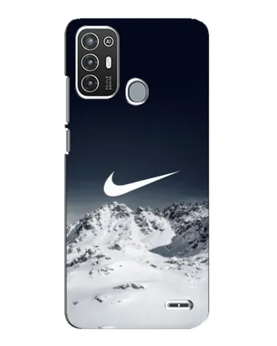 Чехол для ZTE Blade A72 с картинкой «Nike — зимние горы»