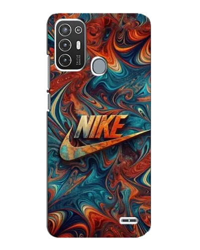 Чехол для ZTE Blade A72 с картинкой «Nike в абстракции»