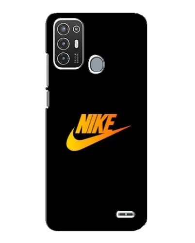 Чехол для ZTE Blade A72 с картинкой «Золотой логотип Nike»