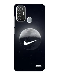 Чехол для ZTE Blade A72 с картинкой «Nike в стиле граффити»
