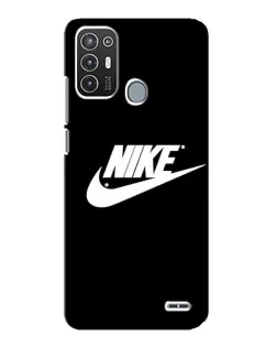 Чехол для ZTE Blade A72 с картинкой «Мазки краски Nike»