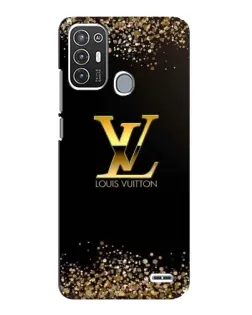 Чехол для ZTE Blade A72 с картинкой «LV — золотые искры» Чехол для ZTE Blade A72 с картинкой «LV — золотые искры»