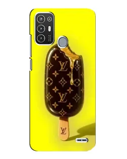 Чехол для ZTE Blade A72 с картинкой «Мороженое от LV» Чехол для ZTE Blade A72 с картинкой «Мороженое от LV»