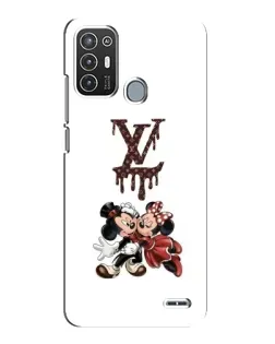 Чехол для ZTE Blade A72 с картинкой «LV и Микки Маус» Чехол для ZTE Blade A72 с картинкой «LV и Микки Маус»