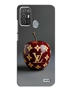 Чехол для ZTE Blade A72 с картинкой «Красное яблоко LV»