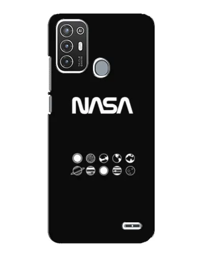 Чехол для ZTE Blade A72 с картинкой «NASA — технический принт» Чехол для ZTE Blade A72 с картинкой «NASA — технический принт»