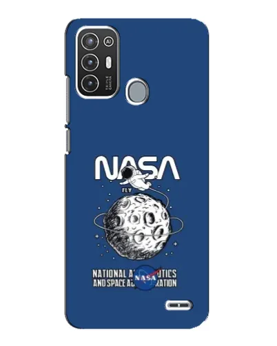 Чехол для ZTE Blade A72 с картинкой «NASA — лунная миссия» Чехол для ZTE Blade A72 с картинкой «NASA — лунная миссия»