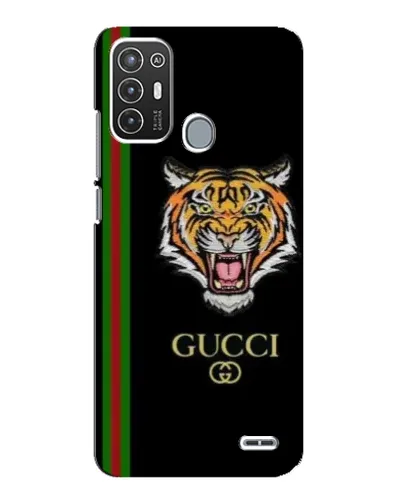 Чехол для ZTE Blade A72 с картинкой «Тигр Gucci»