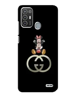 Чохол для ZTE Blade A72 з картинкою «Мінні Маус на лого»