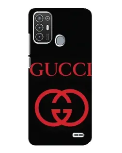 Чохол для ZTE Blade A72 з картинкою «Gucci — червоний логотип»