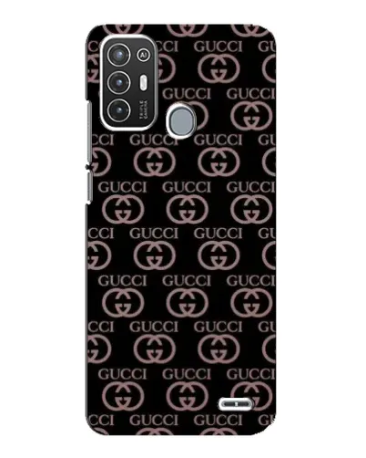 Чехол для ZTE Blade A72 с картинкой «Классическая монограмма Gucci»