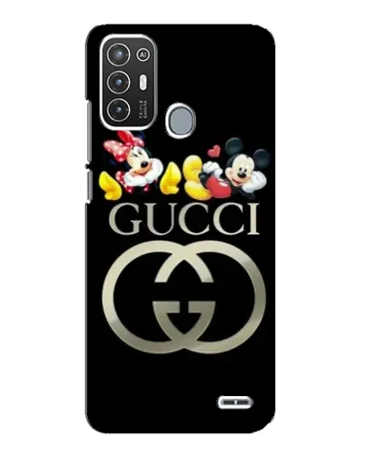 Чехол для ZTE Blade A72 с картинкой «Gucci — герои Disney»