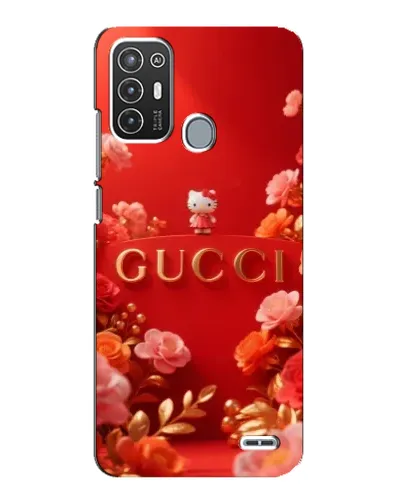 Чехол для ZTE Blade A72 с картинкой «Gucci — золотой сад»