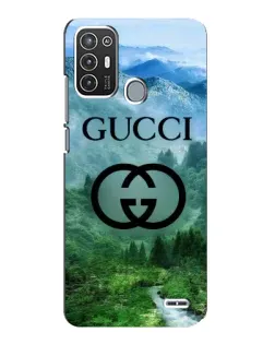 Чохол для ZTE Blade A72 з картинкою «Gucci — гірський пейзаж»