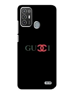 Чохол для ZTE Blade A72 з картинкою «Gucci — червоний градієнт»