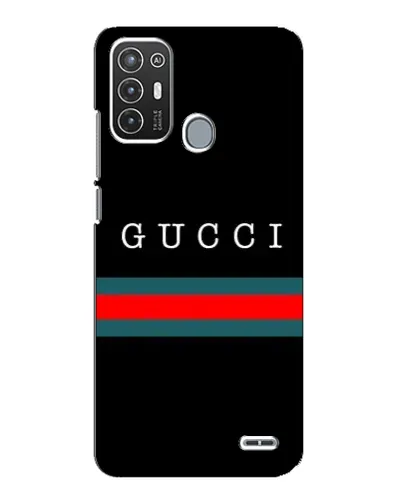 Чехол для ZTE Blade A72 с картинкой «Gucci — красный пояс»