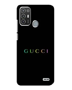 Чохол для ZTE Blade A72 з картинкою «Gucci — неоновий мінімалізм»