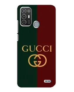 Чохол для ZTE Blade A72 з картинкою «Gucci — темно-зелений градієнт»