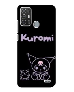 Чехол для ZTE Blade A72 с картинкой «Kuromi — черный минимализм» Чехол для ZTE Blade A72 с картинкой «Kuromi — черный минимализм»