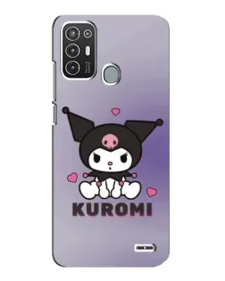 Чехол для ZTE Blade A72 с картинкой «Kuromi — фиолетовый арт» Чехол для ZTE Blade A72 с картинкой «Kuromi — фиолетовый арт»