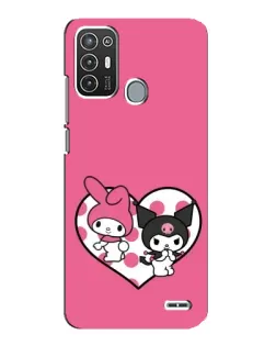 Чехол для ZTE Blade A72 с картинкой «Kuromi и My Melody» Чехол для ZTE Blade A72 с картинкой «Kuromi и My Melody»