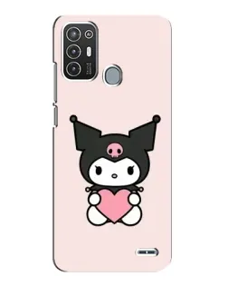 Чехол для ZTE Blade A72 с картинкой «Kuromi и сердце» Чехол для ZTE Blade A72 с картинкой «Kuromi и сердце»