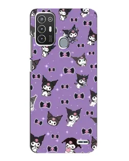 Чехол для ZTE Blade A72 с картинкой «Kuromi — паттерн» Чехол для ZTE Blade A72 с картинкой «Kuromi — паттерн»