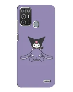 Чехол для ZTE Blade A72 с картинкой «Kuromi на лиловом фоне» Чехол для ZTE Blade A72 с картинкой «Kuromi на лиловом фоне»