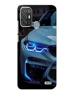 Чехол для ZTE Blade A72 с картинкой «Взгляд BMW с синими фарами» Чехол для ZTE Blade A72 с картинкой «Взгляд BMW с синими фарами»
