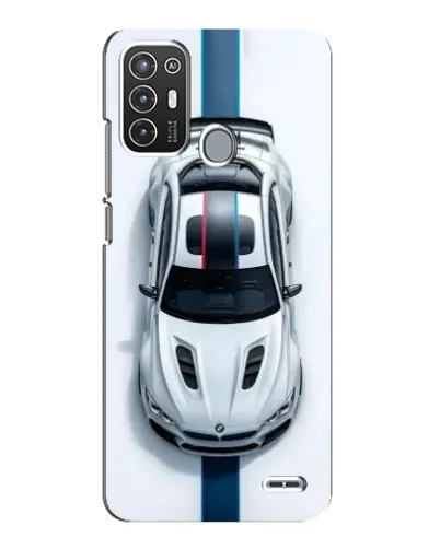 Чехол для ZTE Blade A72 с картинкой «Вид сверху — BMW M»