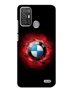 Чехол для ZTE Blade A72 с картинкой «Логотип BMW — вспышка» Чехол для ZTE Blade A72 с картинкой «Логотип BMW — вспышка»