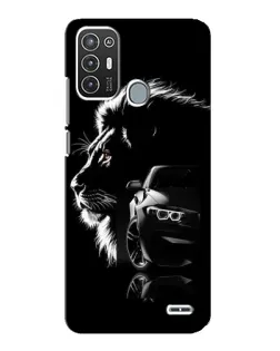 Чехол для ZTE Blade A72 с картинкой «BMW и лев» Чехол для ZTE Blade A72 с картинкой «BMW и лев»