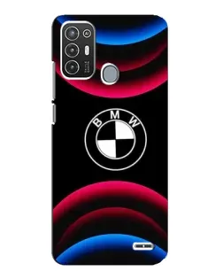 Чехол для ZTE Blade A72 с картинкой «Логотип BMW и неоновые дуги» Чехол для ZTE Blade A72 с картинкой «Логотип BMW и неоновые дуги»